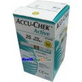 แผ่นตรวจน้ำตาล ACCU-CHEK Active 25test แผ่นตรวจน้ำตาล ACCU-CHEK Active 25test