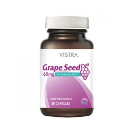 VISTRA Grape SEED 60mg. ขนาด 30cap VISTRA Grape SEED 60mg. ขนาด 30cap