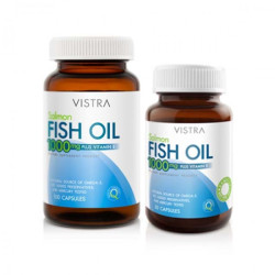 Vistra Salmon Fish Oil 1000mg ขนาด 100cap